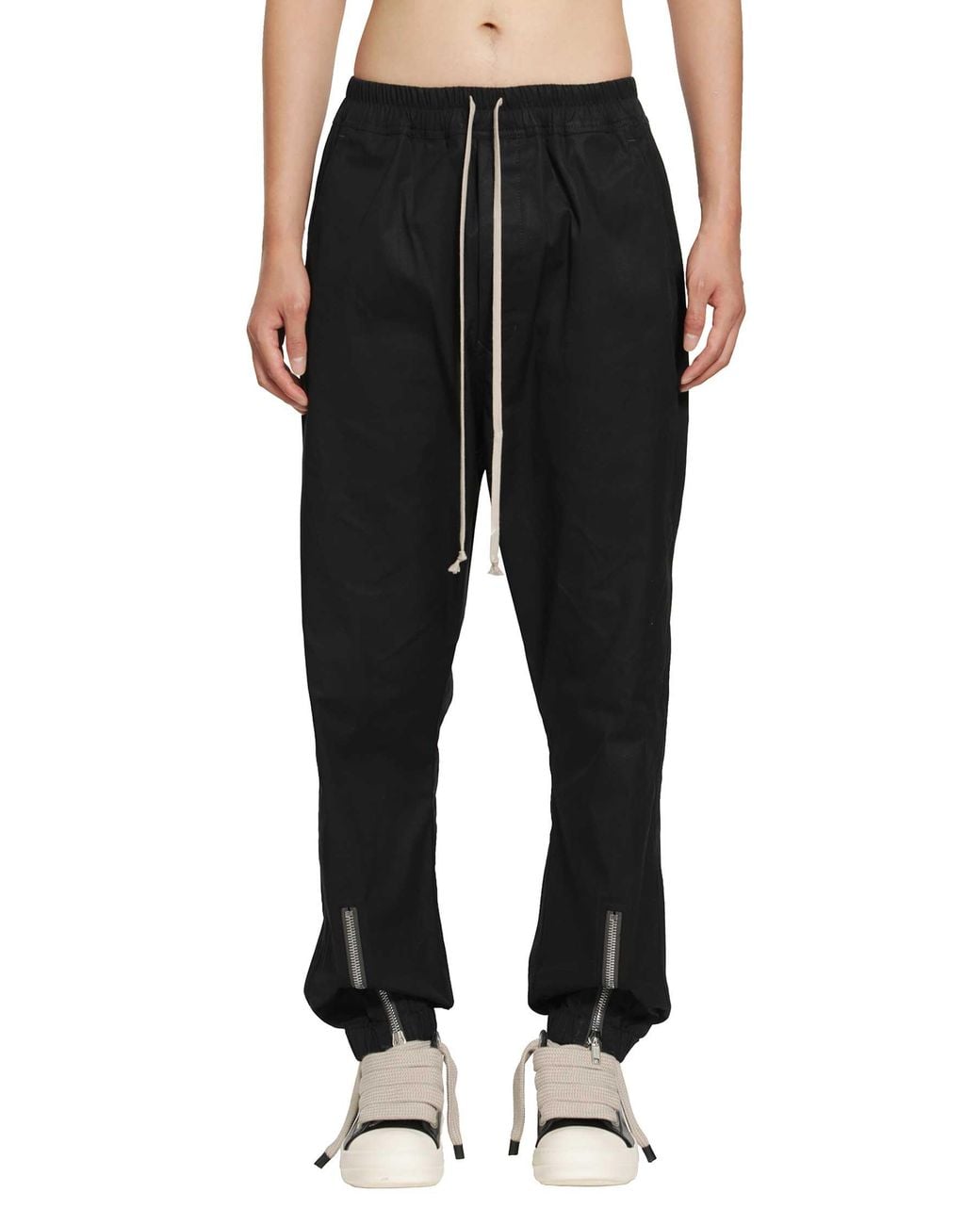 Rick Owens Black Tower Tecuatl Track Pants for men