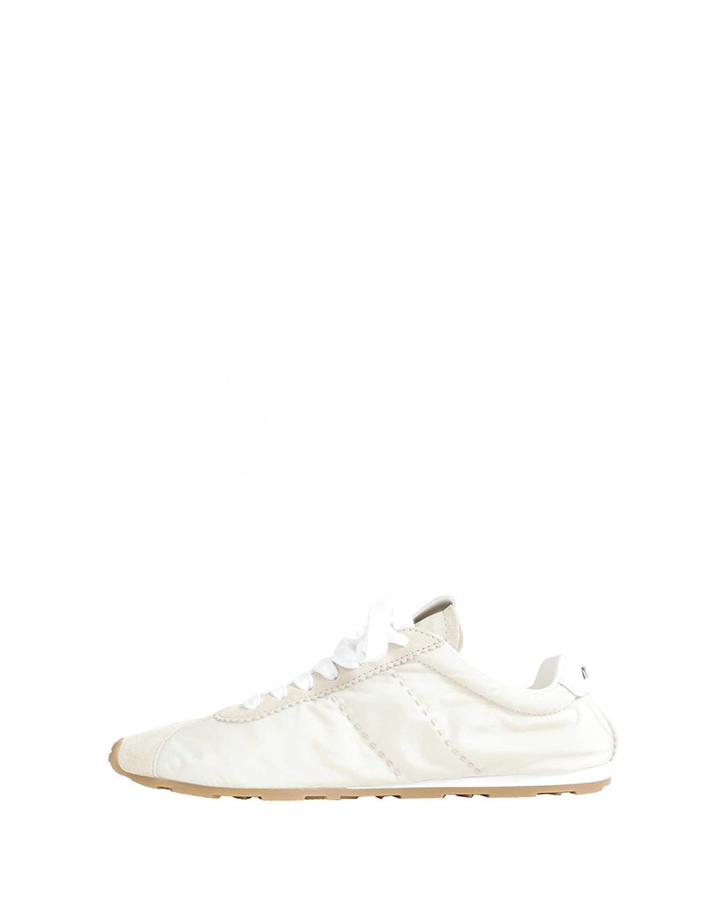 Miu Miu White Plume Sneakers