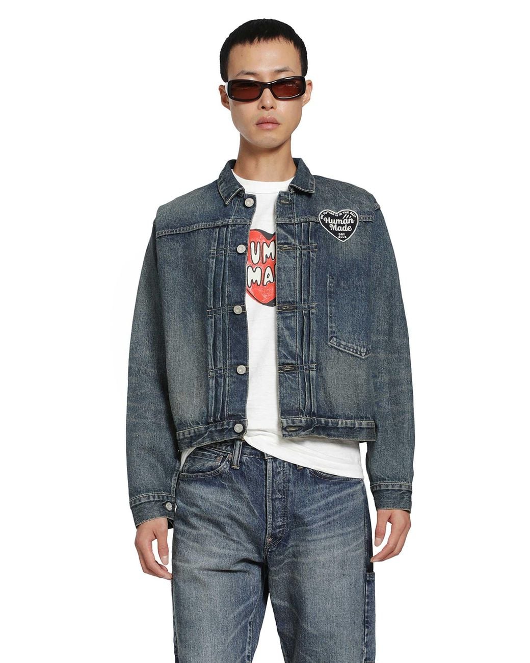 Human Made Blue Future Denim Work Jacket for men