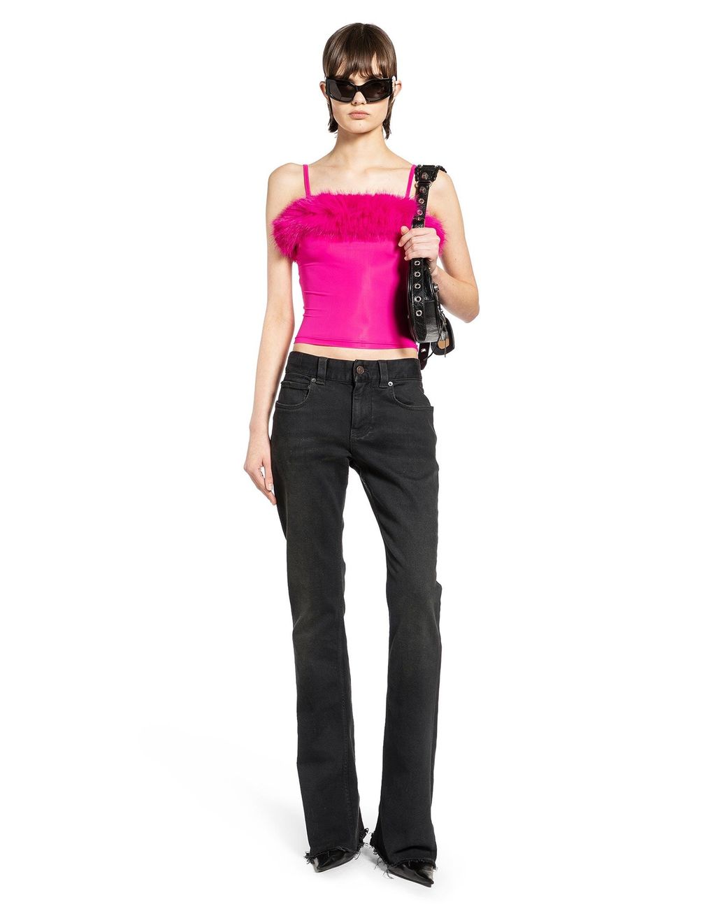 Balenciaga Pink Strap Top