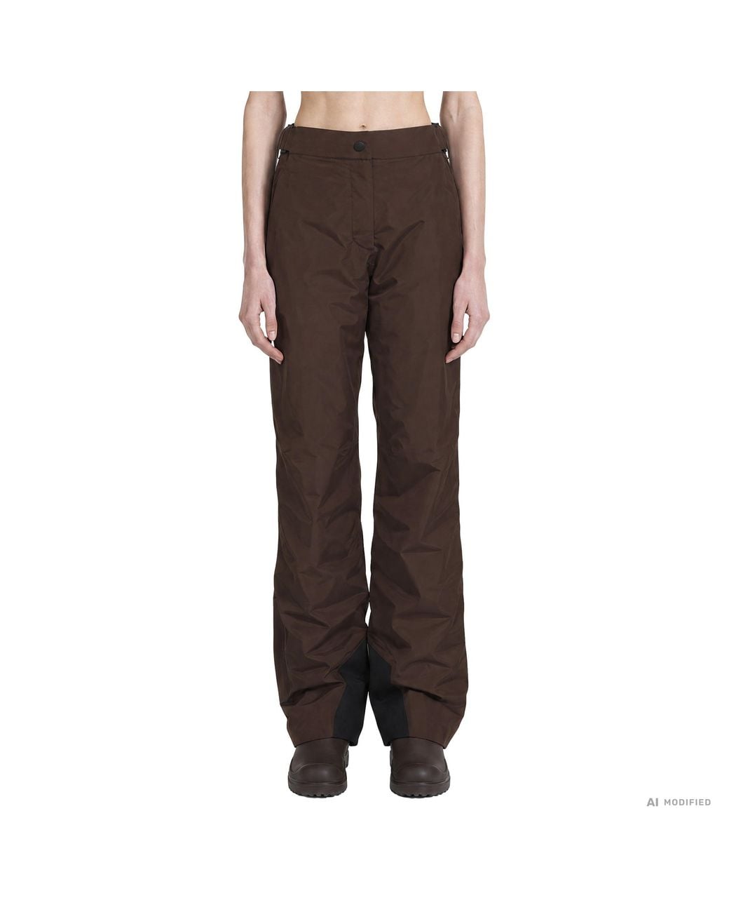 Moncler Brown Gore-Tex Laminate Insulated Ski Trousers