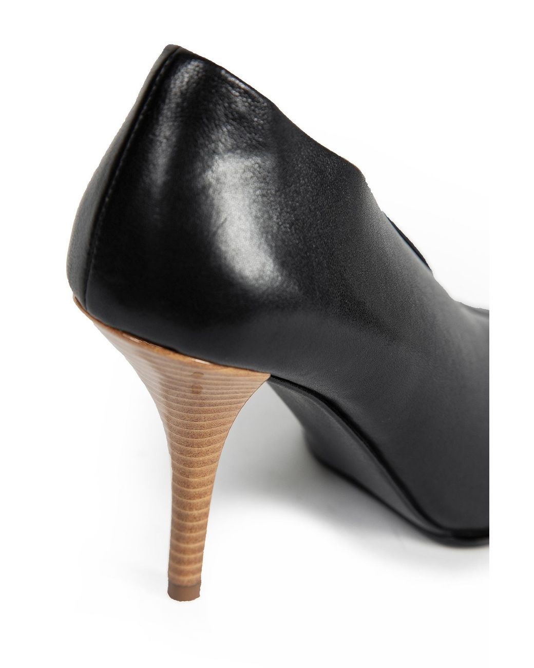 Alaïa Black Soft Square Leather Pumps