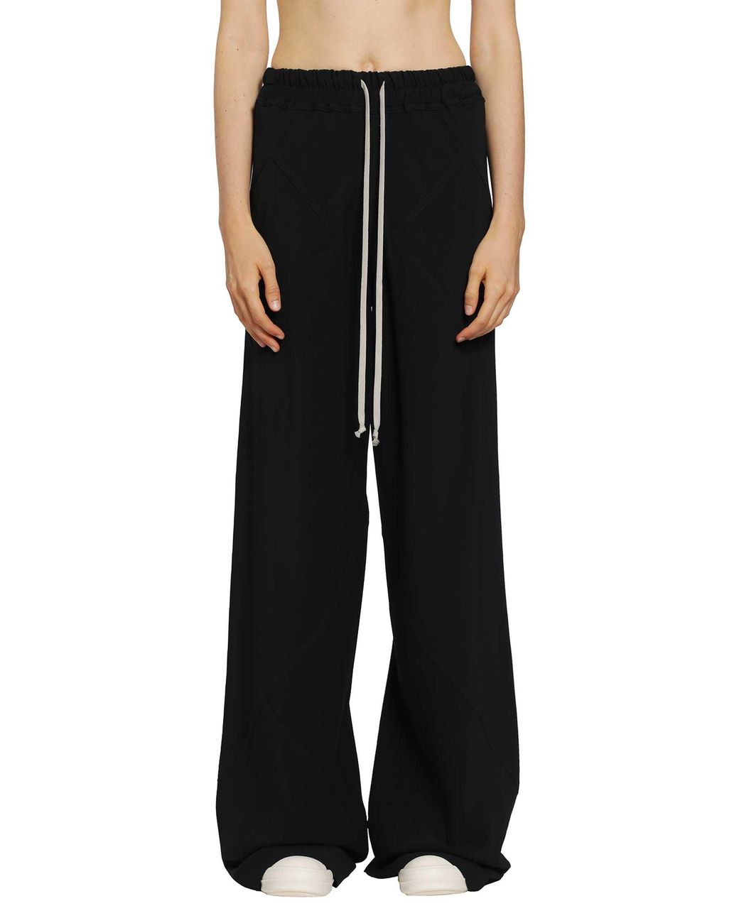 Rick Owens Black Tower Drawstring Bias