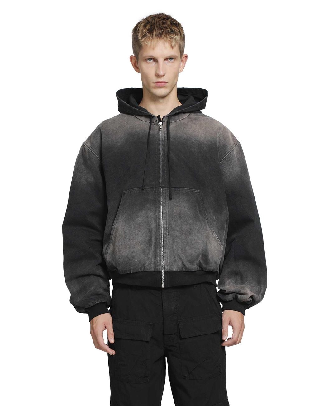 ALEXANDER DIGENOVA Gray Underground Canvas Jacket for men