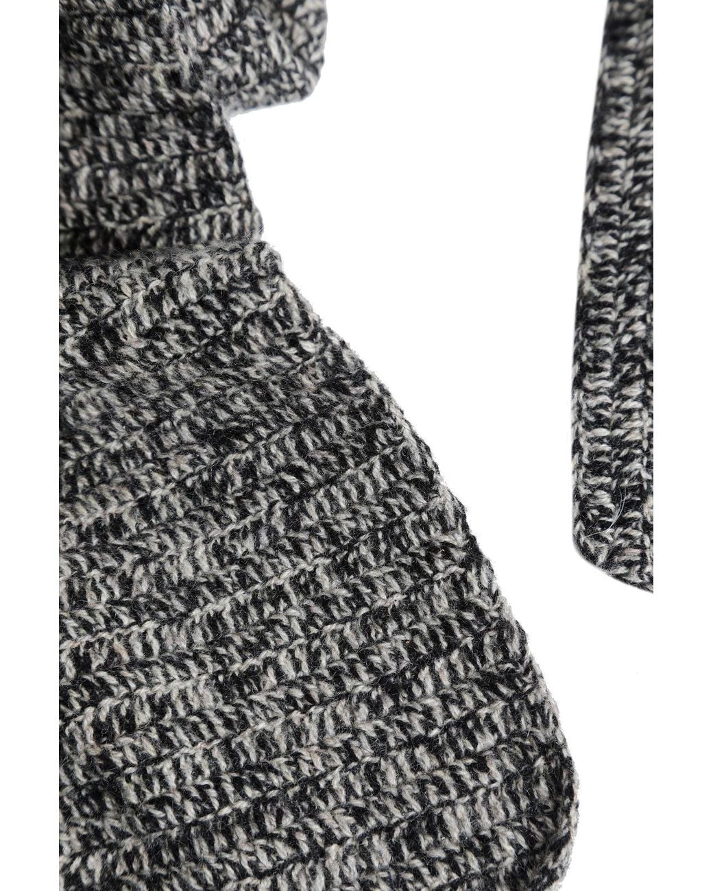 Ziggy Chen Gray Handmade Plain Scarf for men