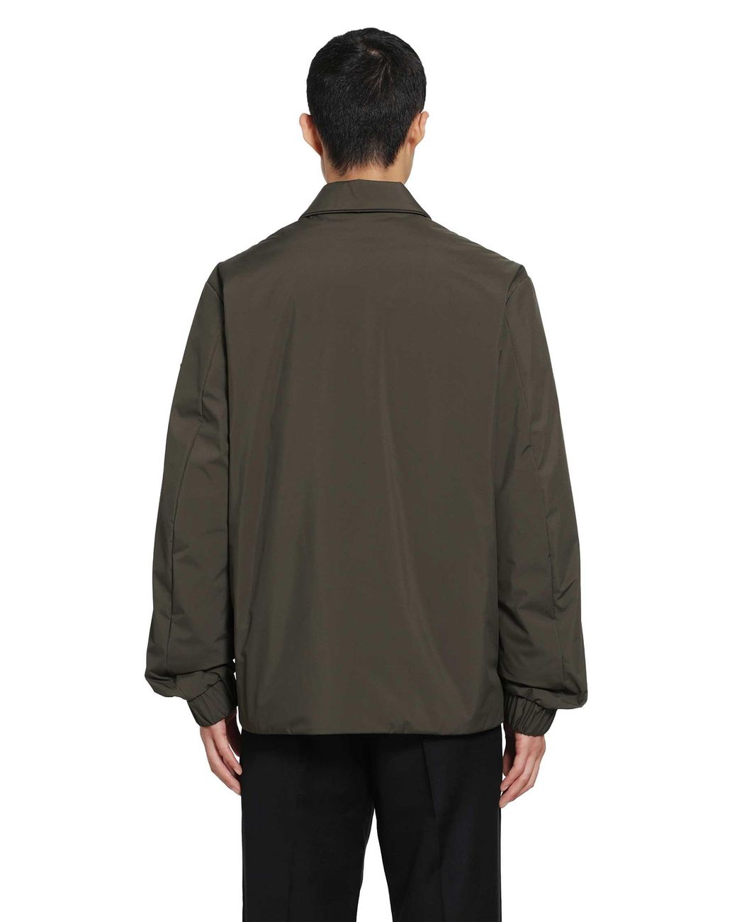 Moncler Brown Caramantran Down Shirt Jacket for men