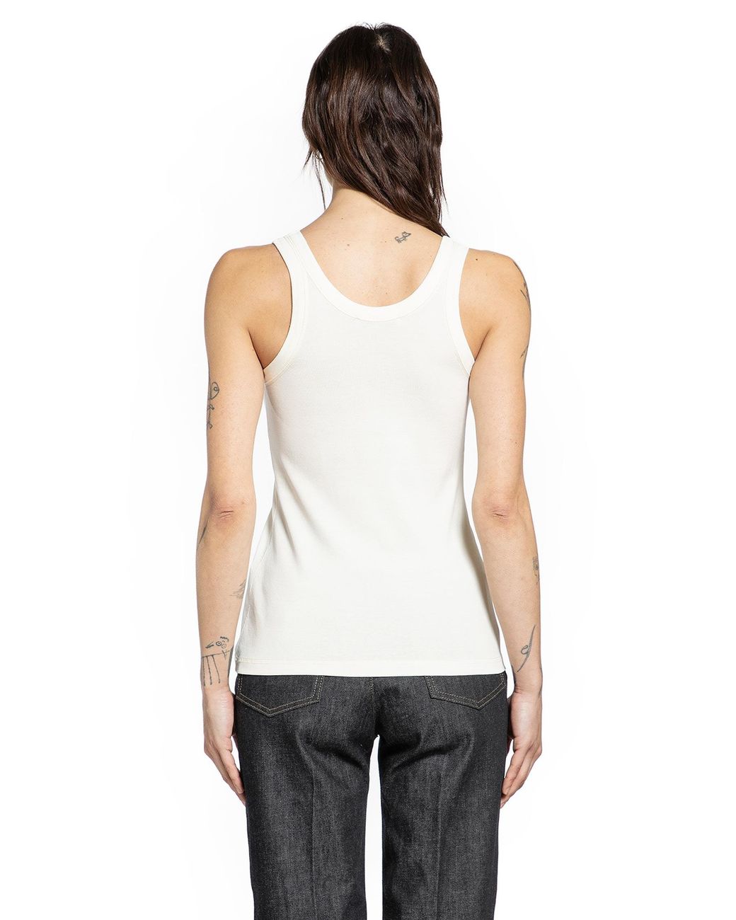 Lemaire White Rib Tank Top