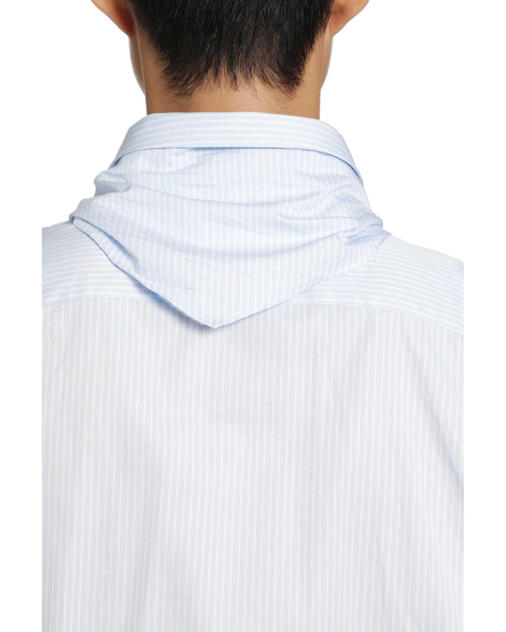 SALON C. LUNDMAN Blue Bandana Shirt for men