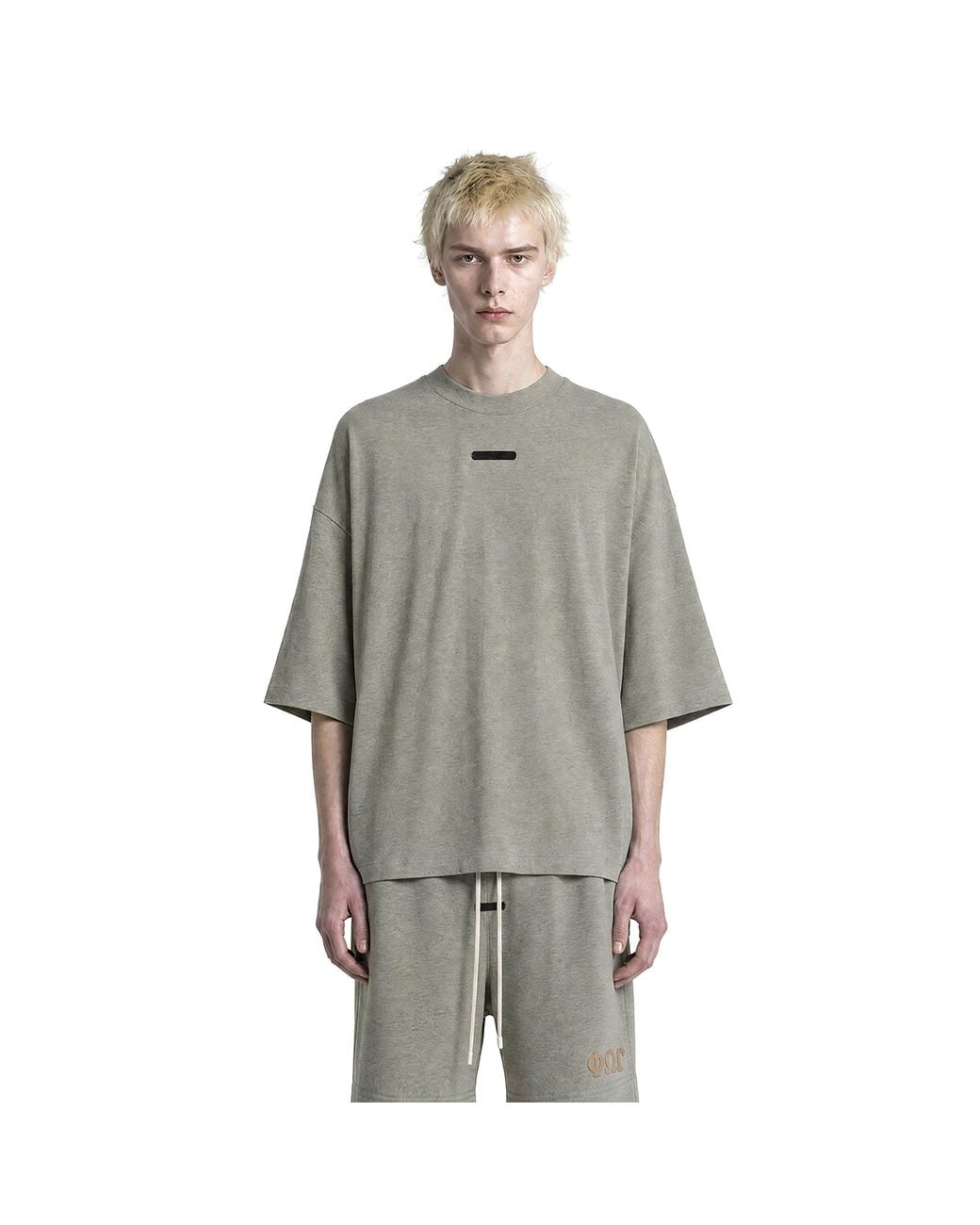 Fear Of God Gray Merch Tee Boxy Fit for men