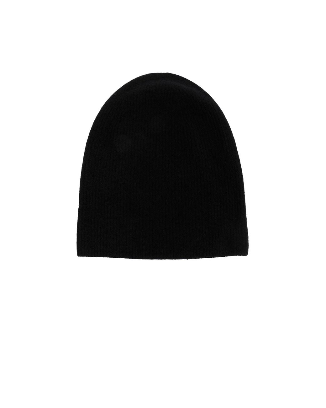 Ssstein Black Super Fine Wool Milled Knit Beanie for men