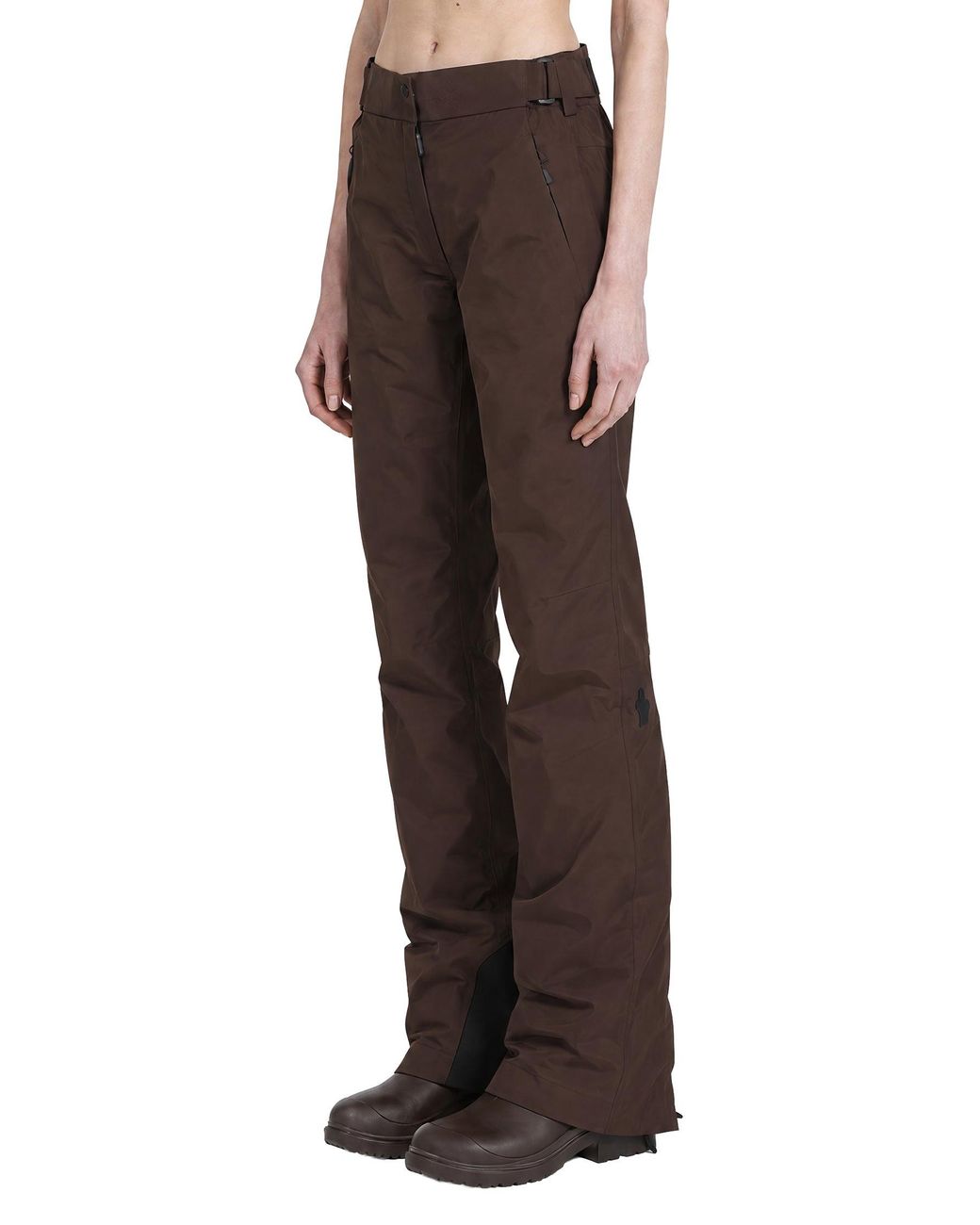 Moncler Brown Gore-Tex Laminate Insulated Ski Trousers