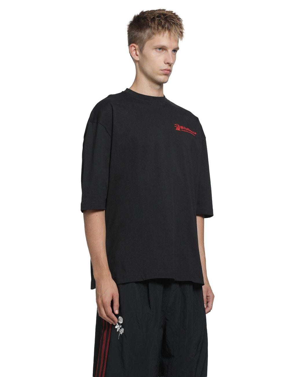 Adidas Black Originals X Willy Chavarria Atelier Tee for men