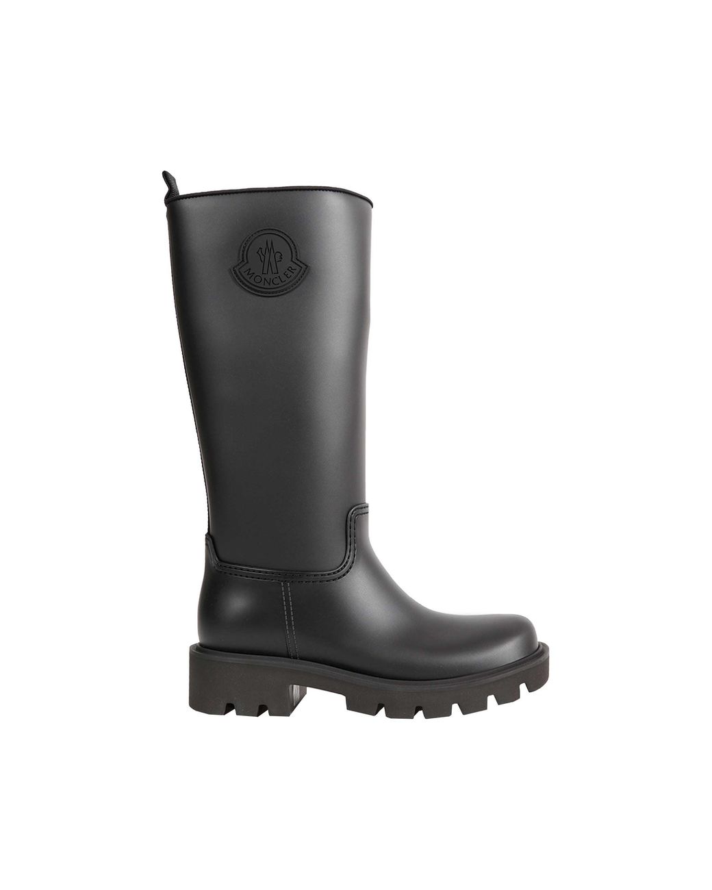 Moncler Black Kickstream High Rain Boots
