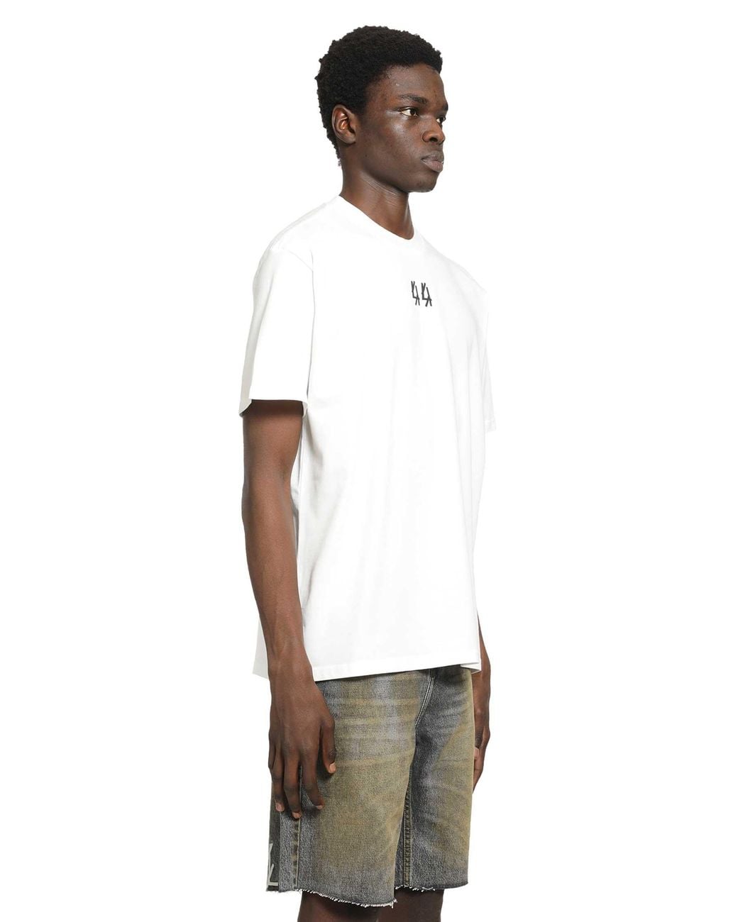 44 Label Group White T-Shirt 44 Tape for men