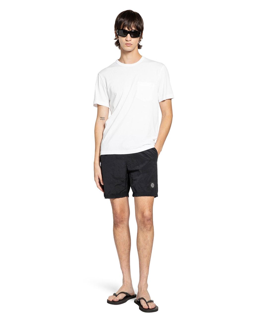 Stone Island Blue B100004 Nylon Metal Swim Shorts for men
