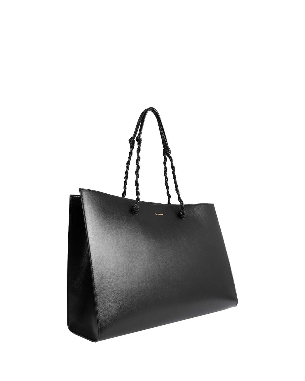 Jil Sander Black Tangle Tote Bag