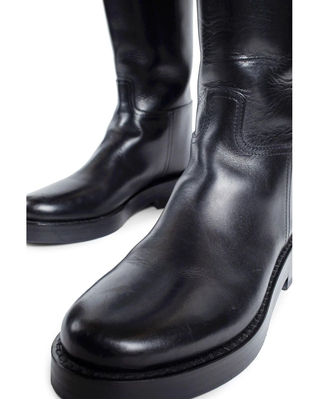 Ann Demeulemeester Black Boots