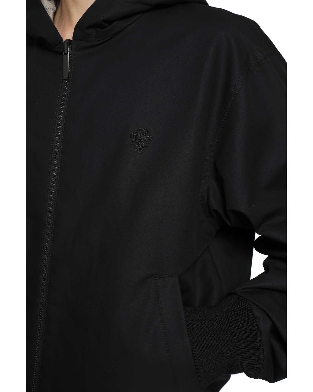 Gucci Black Reversible Zip Jacket for men