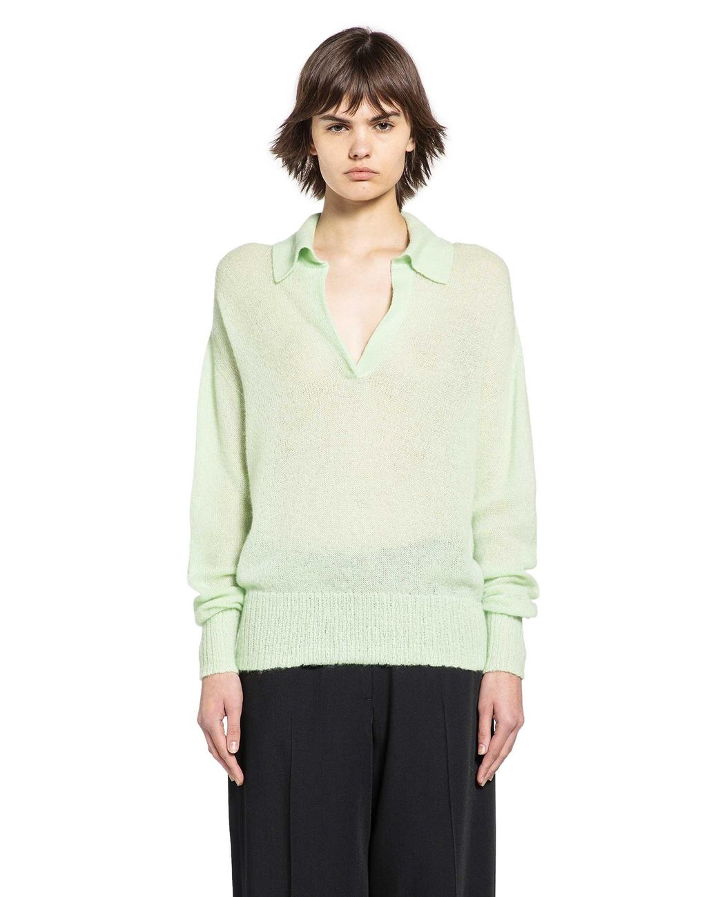 Tom Ford Green Oversized Knitted Sweater