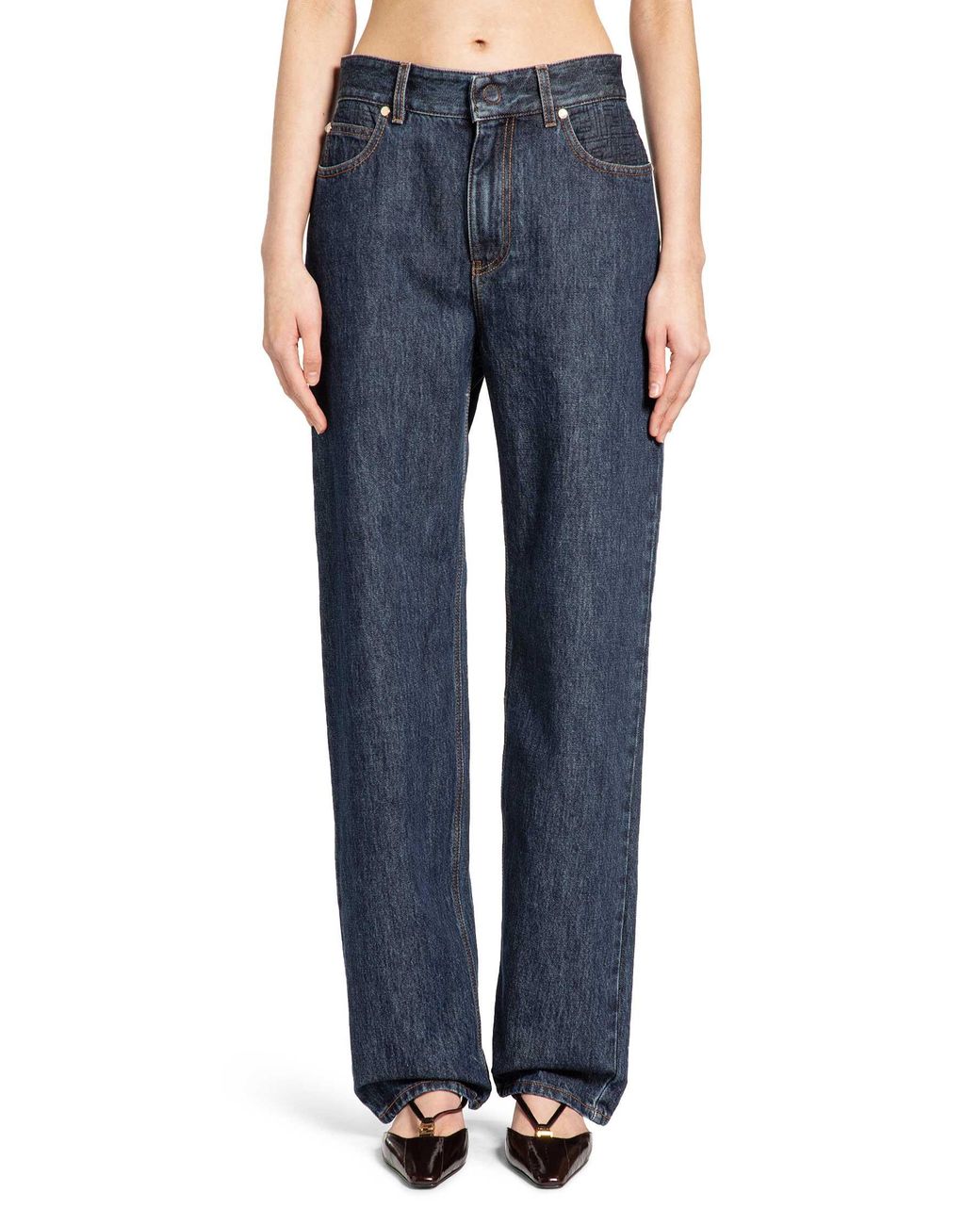Fendi Blue Long Jeans