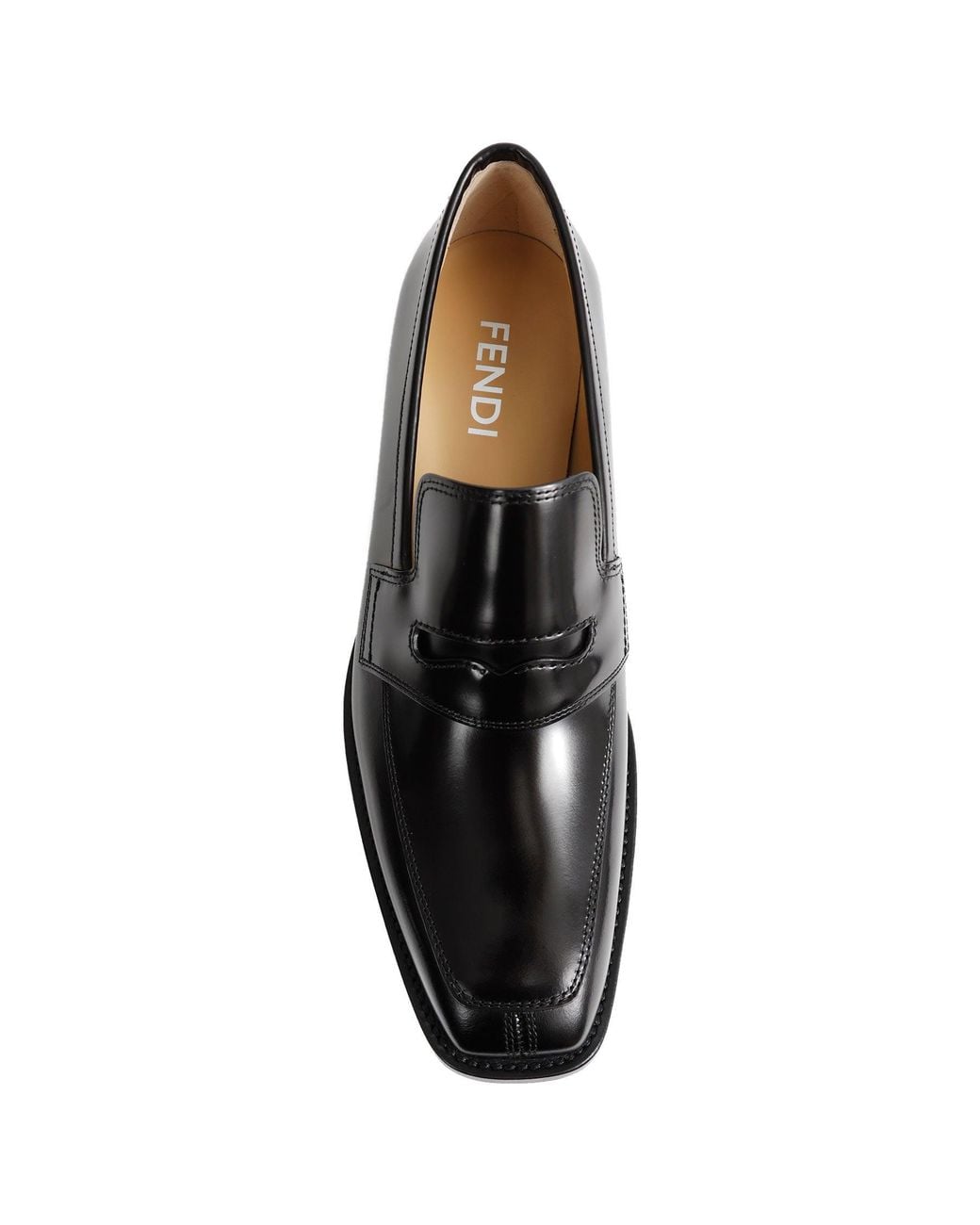 Fendi Black 1966 Loafers