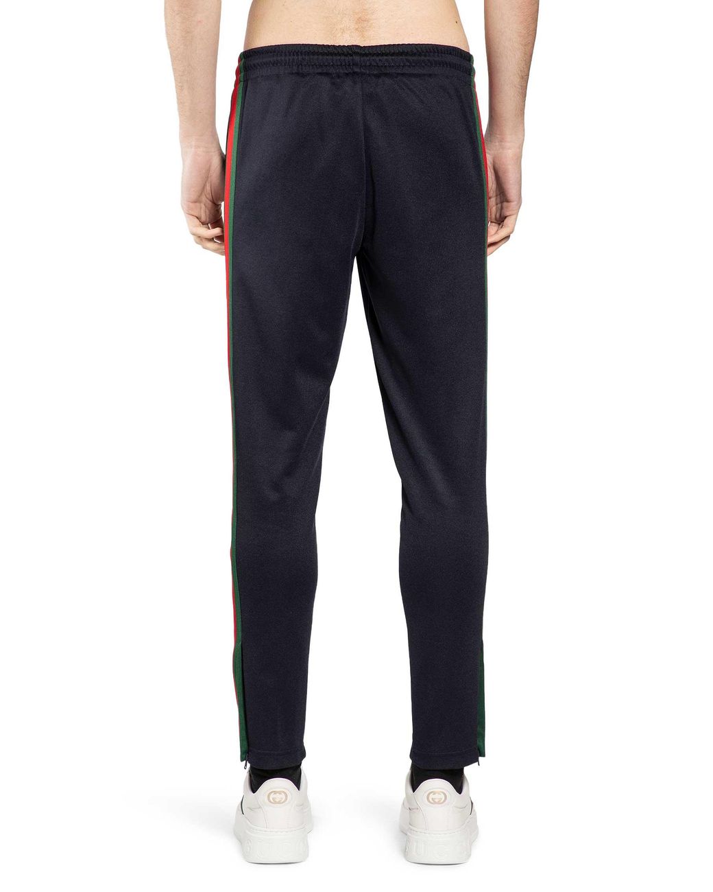 Gucci Blue Technical Jersey Track Pants for men