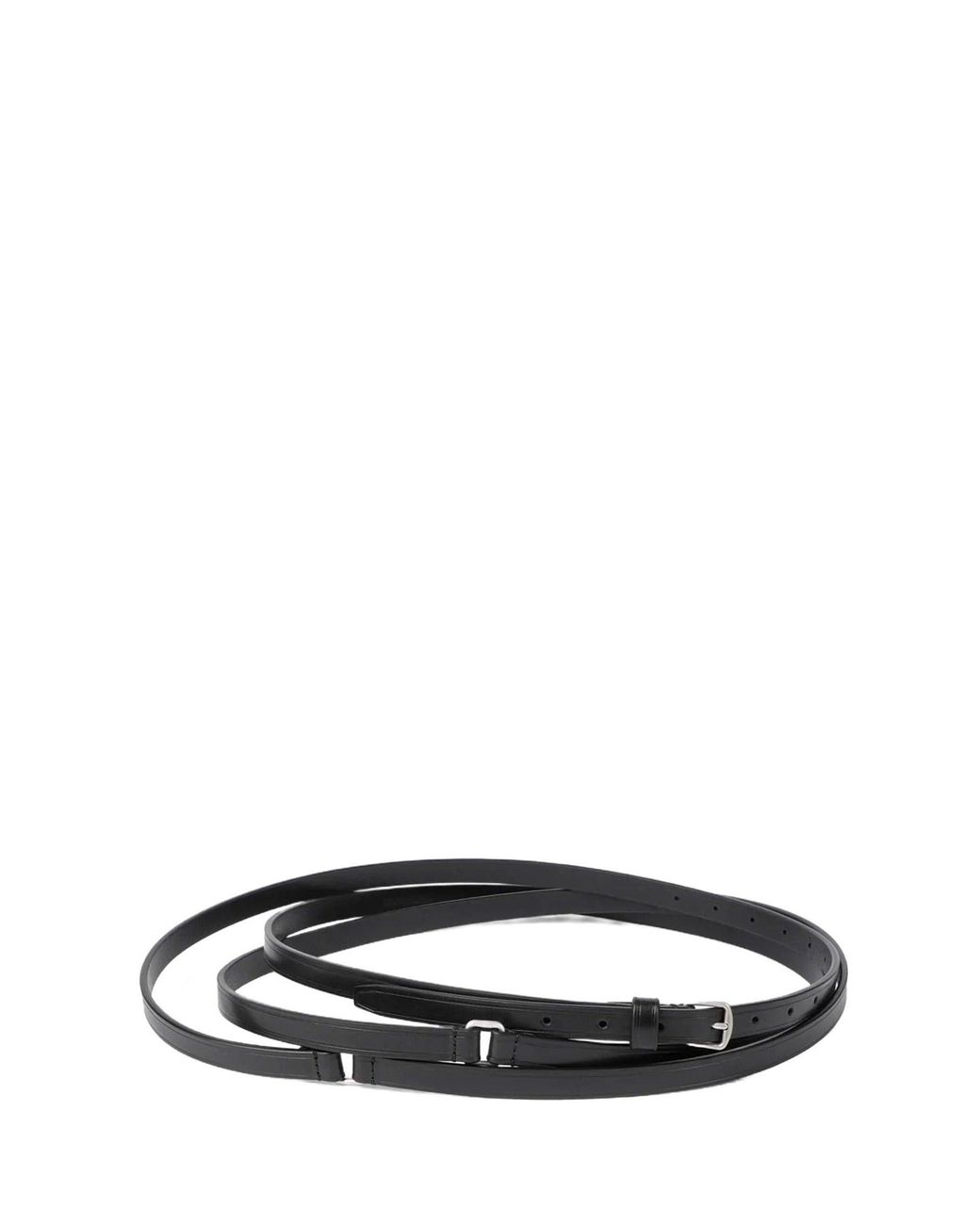 Ann Demeulemeester Black Kepa Wrap Leather Belt for men