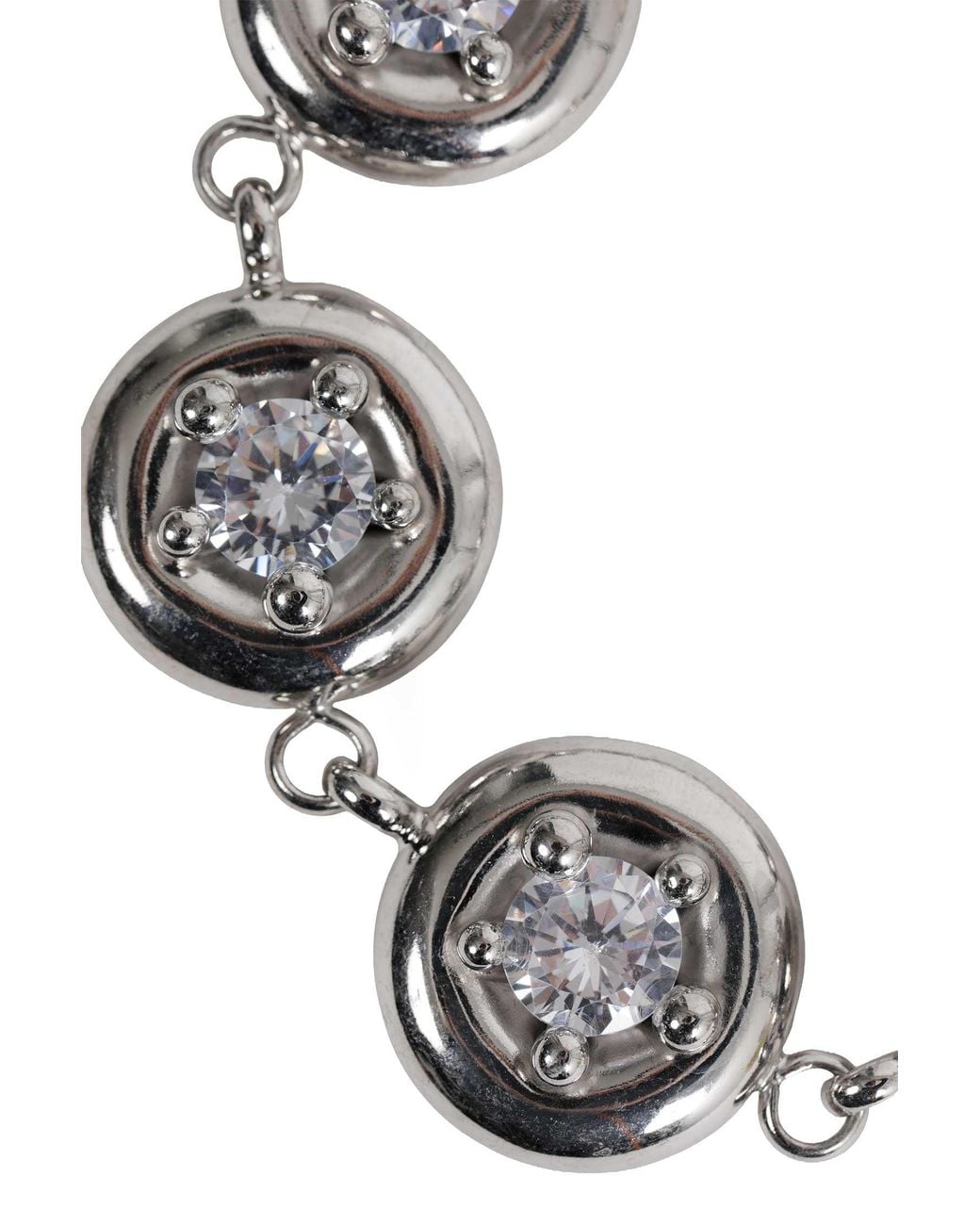 Panconesi Metallic Blow Up Crystal Bracelet for men
