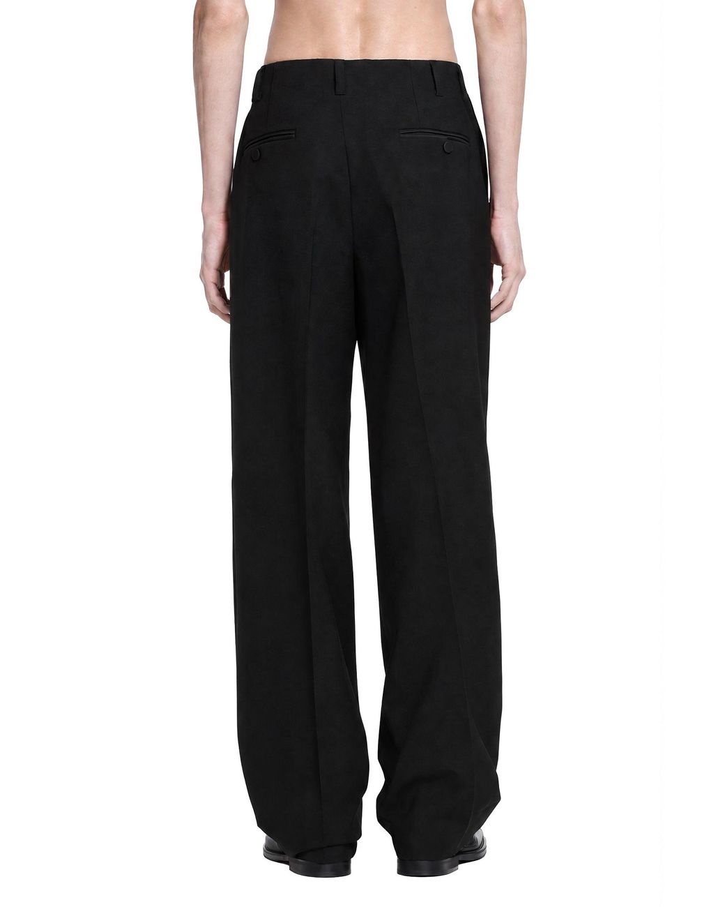 Tom Ford Black Dropped Waist Evening Pants for men