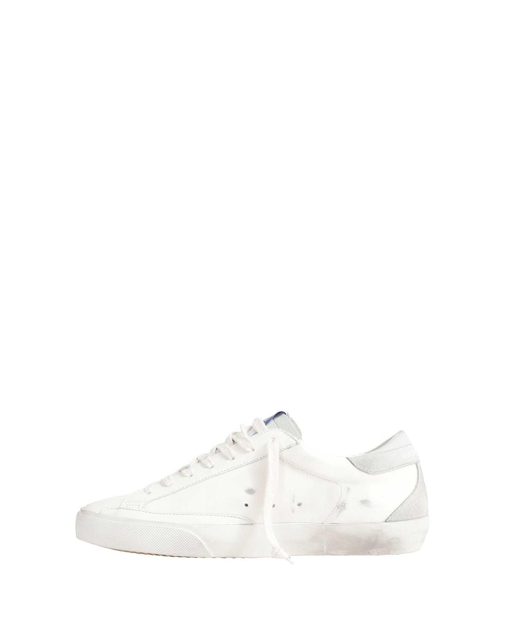 Golden Goose Deluxe Brand White Super-Star Sneakers for men
