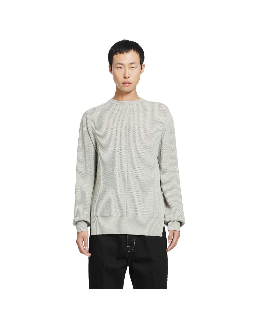 Rick Owens Gray Fisherman Round Neck for men