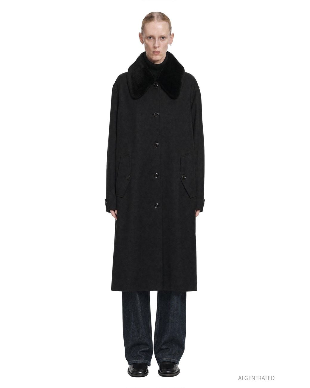 Our Legacy Black Tundra Coat