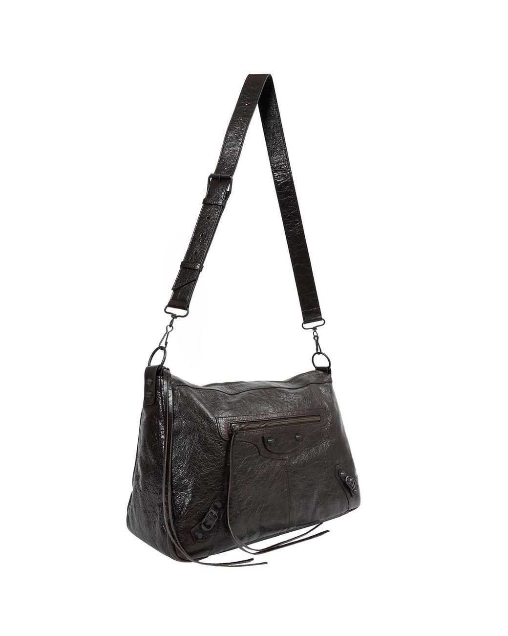 Balenciaga Black Medium Le City Moto Bag for men