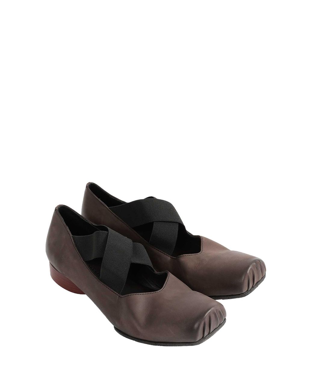 Uma Wang Black Calfskin Ballerinas