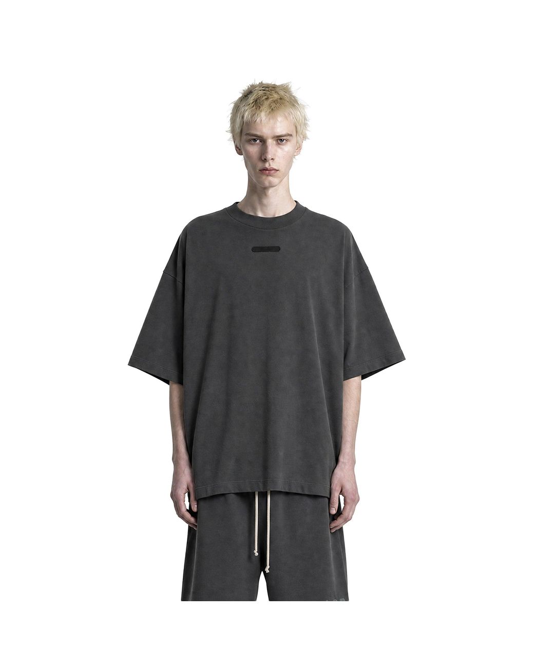 Fear Of God Black Merch Tee Boxy Fit for men