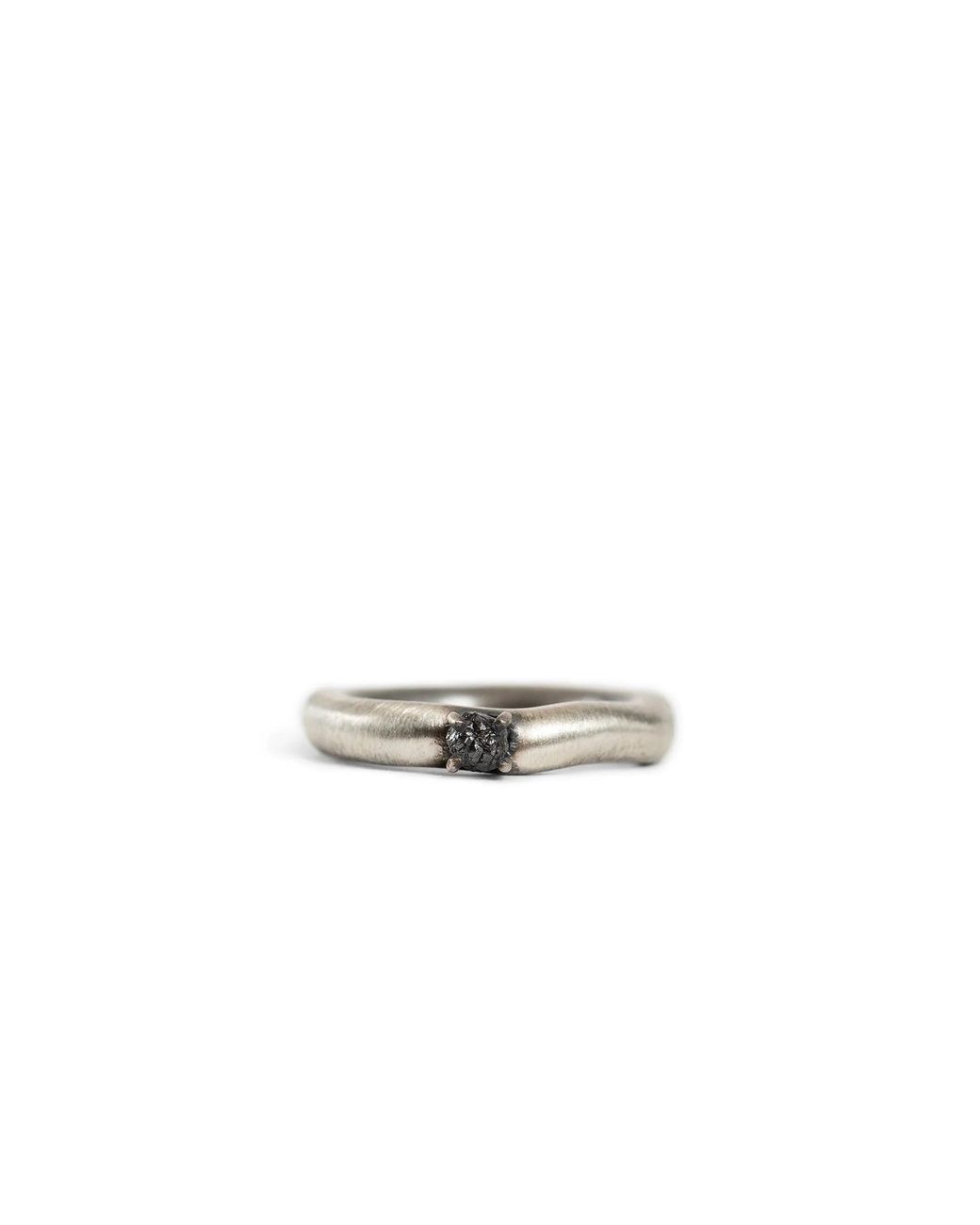KUNDO White K- 56 Eta Raw Uncut Diamond Ring
