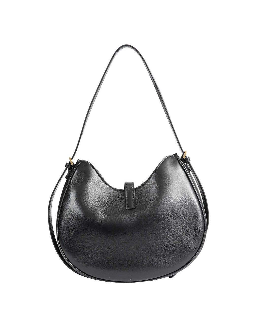 Versace Black Emblème Nappa Hobo Bag