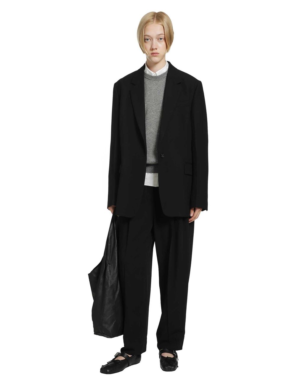 Totême  Gray Classic Cashmere Sweater