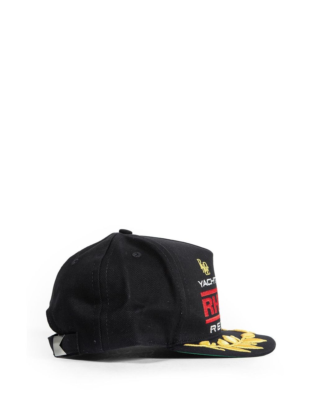 Rhude Black Regatta Club Hat for men