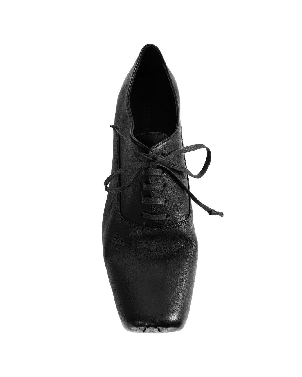 Uma Wang Black Ballet Derby Shoes