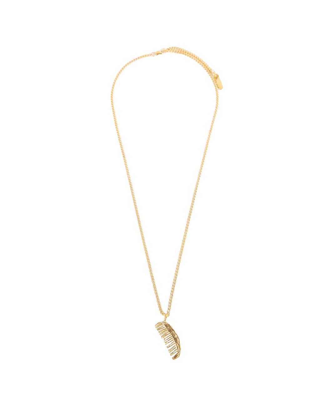 SIMUERO Metallic El Peine Necklace