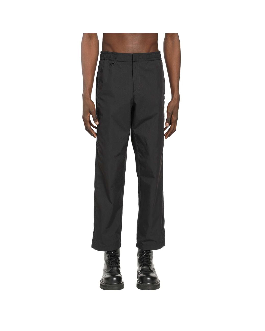 Laminar Black Nylon Pants for men