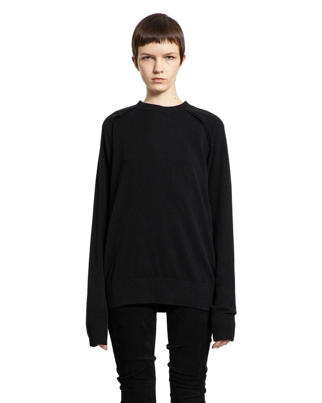 Ann Demeulemeester Black Ulu Sweater