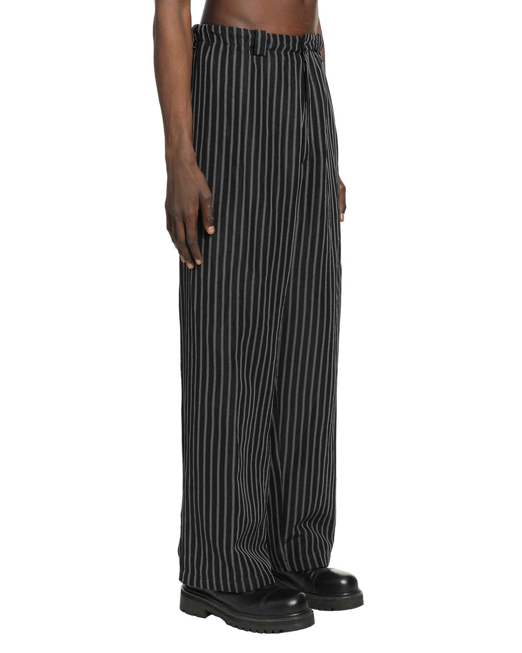 Willy Chavarria Black Toluca Pants for men