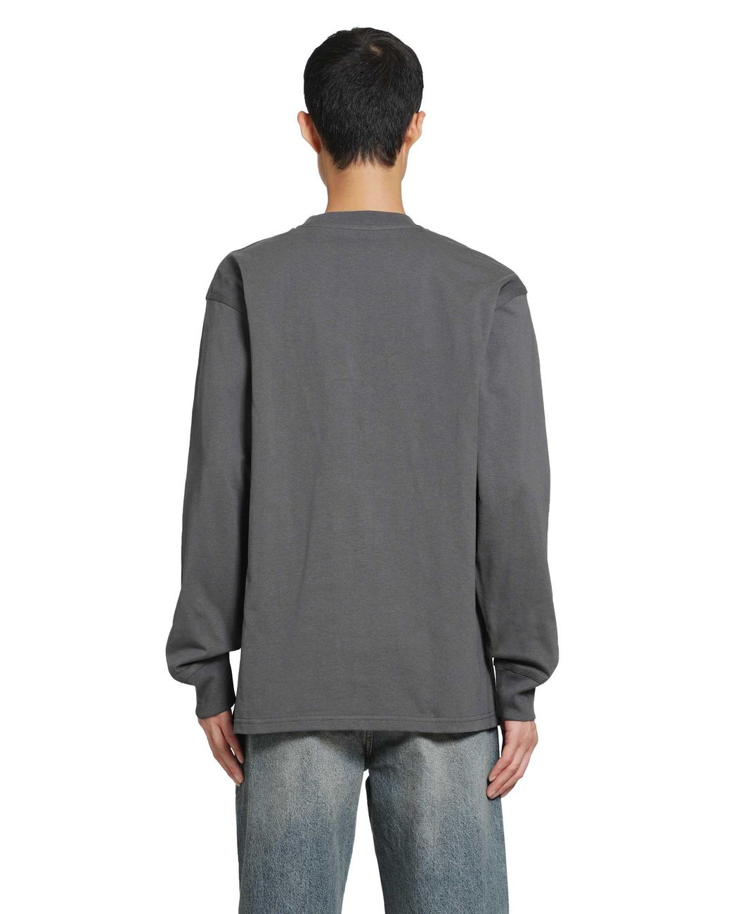 Carhartt Gray L/American Script T-Shirt for men