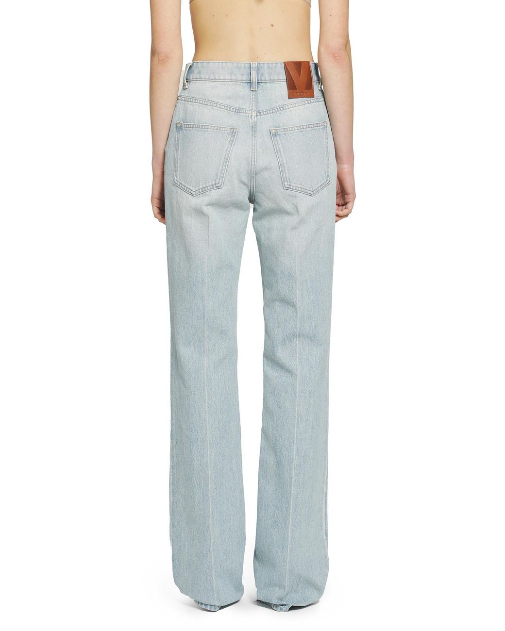 Valentino Blue Straight Leg Jeans