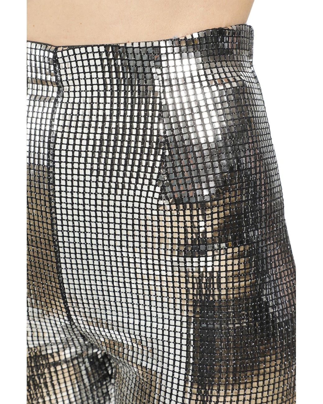 MM6 by Maison Margiela Gray Sequinned Trousers