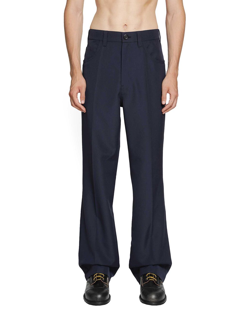 Marni Blue Five-Pockets Trousers for men
