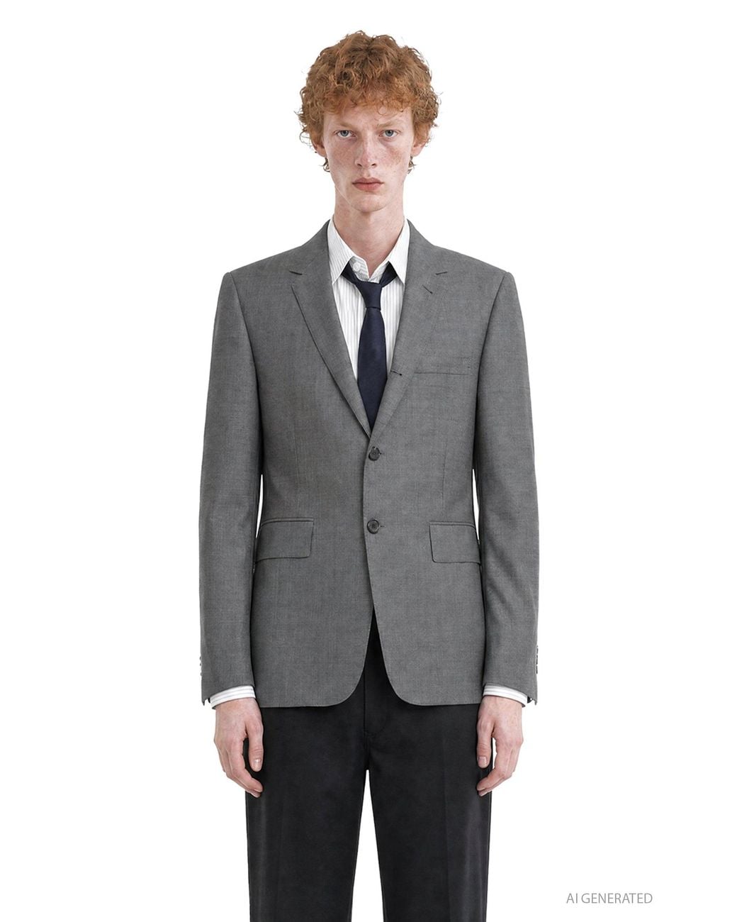 Thom Browne Gray Super 120's Twill Classic Sports Blazer for men