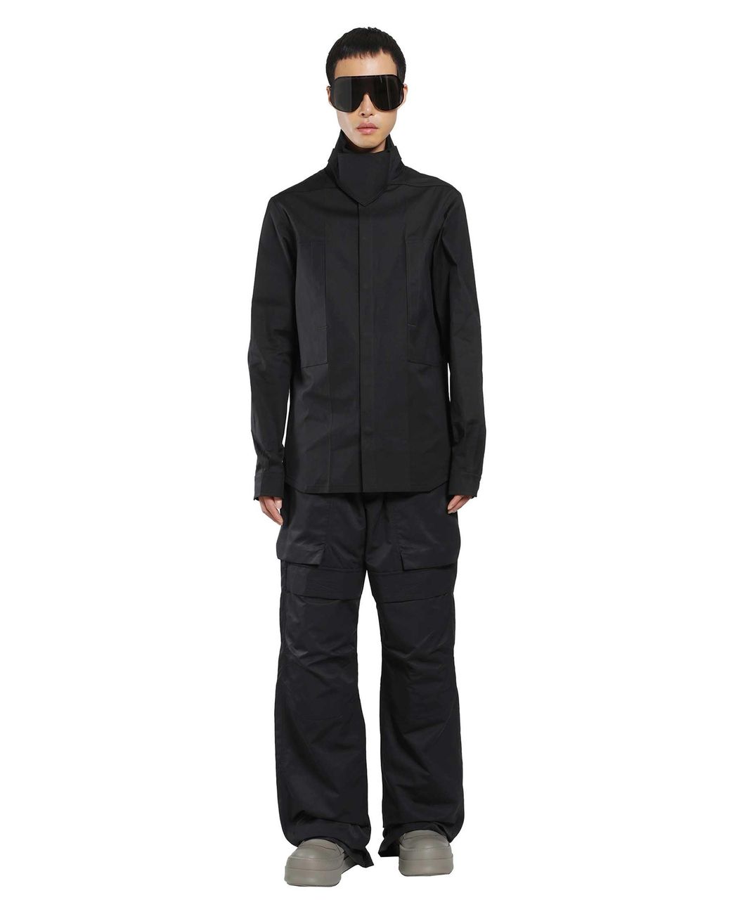 Rick Owens Black Tower Outershirt for men